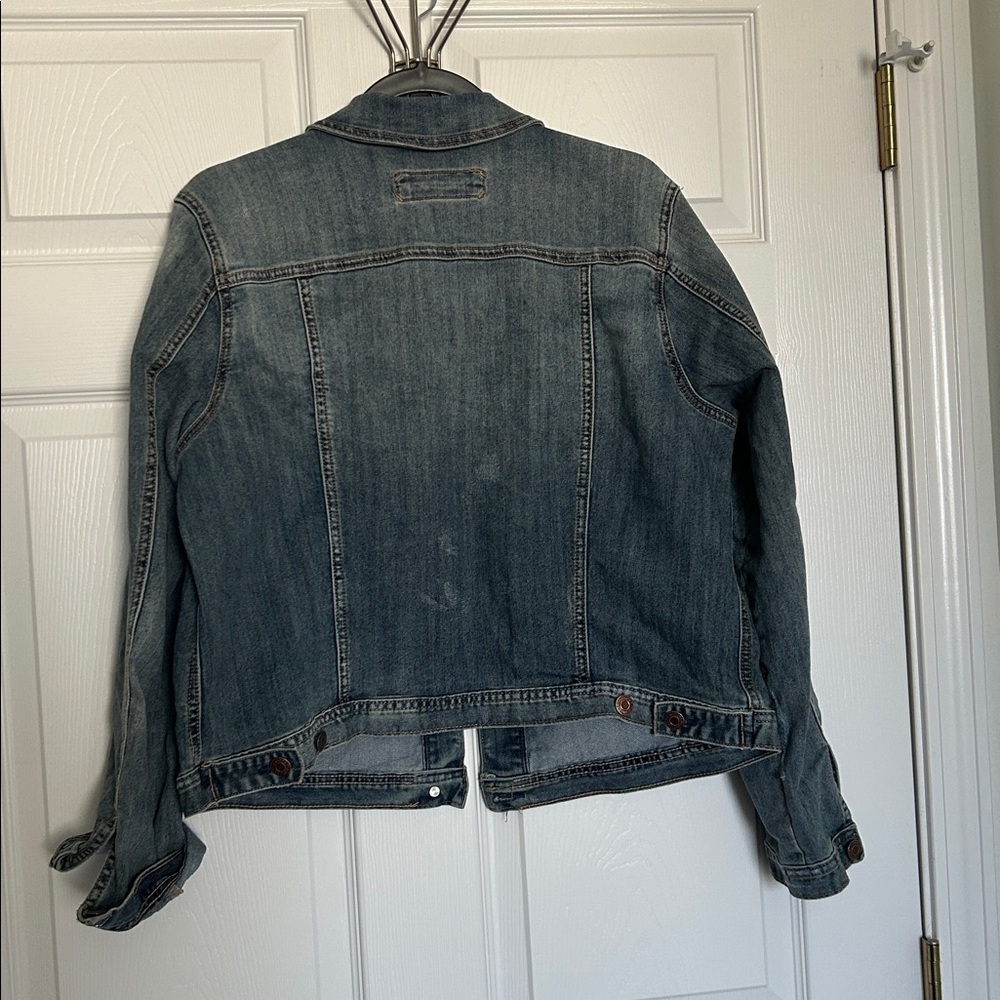 Maurices Blue Denim Jacket size 0/0X/12/L - Picture 3 of 10